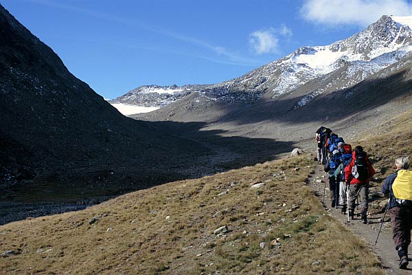 Aufstieg zur Similaun Hütte
