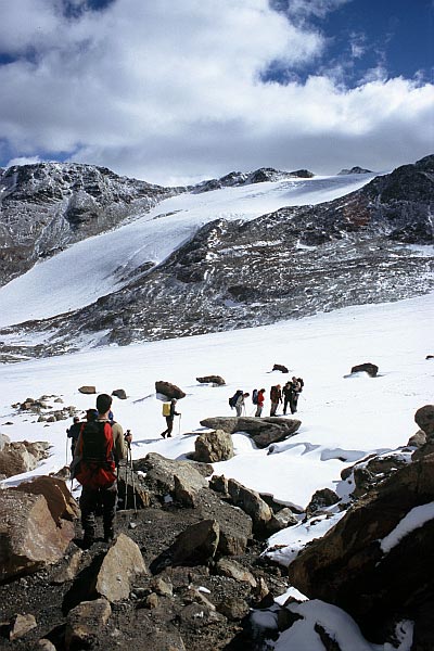 Aufstieg zur Similaun Hütte