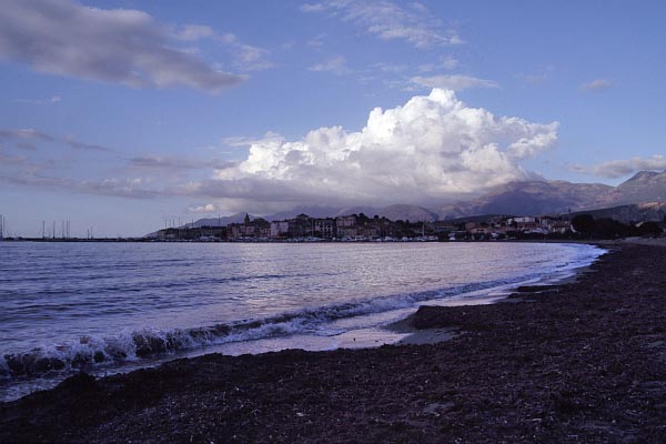 Am Strand bei Saint Florent