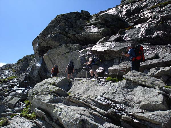 Aufstieg zum Monte Moropass