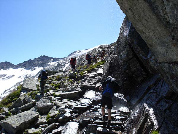 Aufstieg zum Monte Moropass