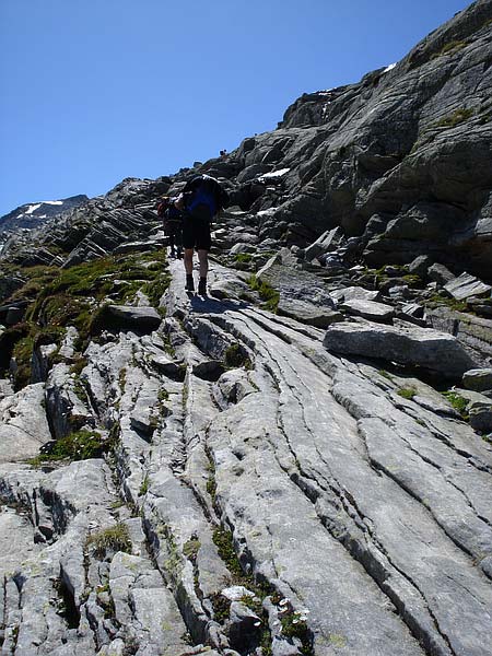 Aufstieg zum Monte Moropass