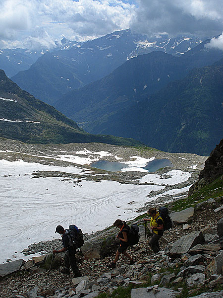 Abstieg vom Pass Colle del Turlo