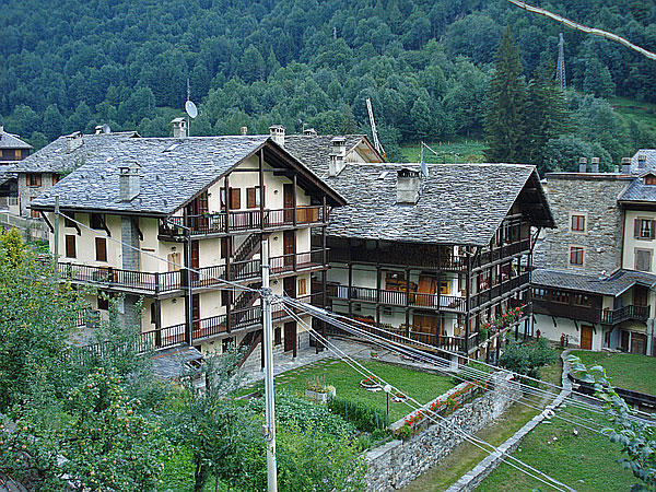 Häuser in Alagna Valsesia