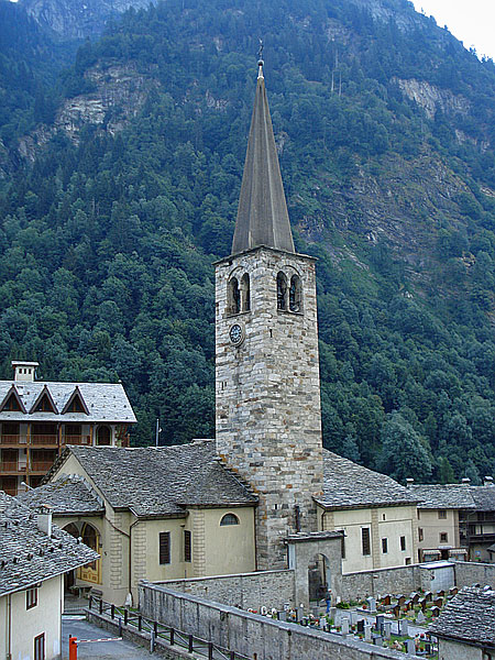 Kirche in Alagna Valsesia