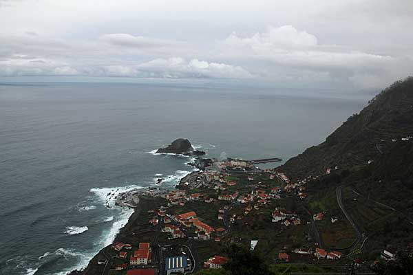 Blick über Porto Moniz