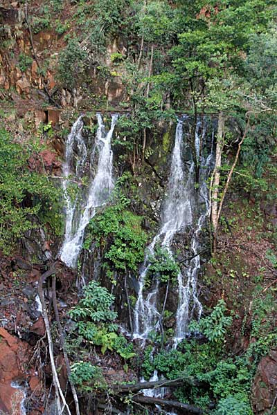 Wasser wird ins Tal abgeleitet