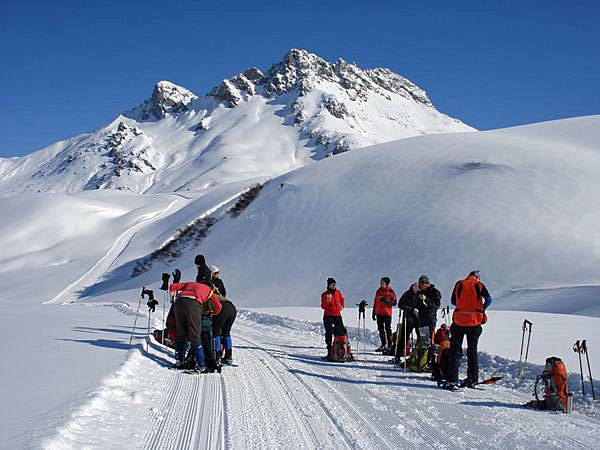 Pause vor dem Auenfelder Horn und Karhorn