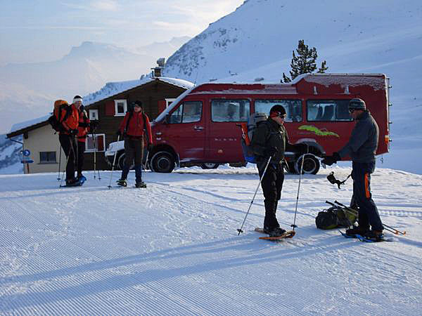 An der Arflina Skihütte