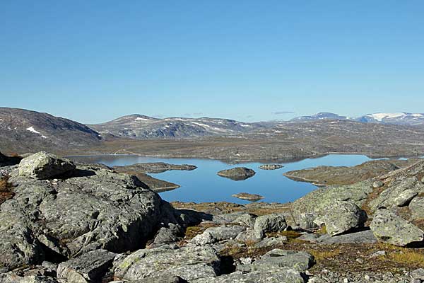 Blick zum Nordende des Gautelisvatnet