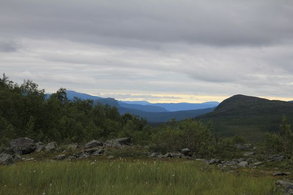 Blick zurück nach Kvikkjokk