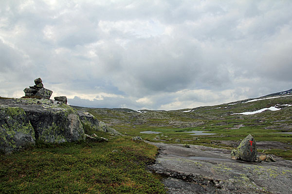 Blick zurück vom Ufer des Helvtaråna