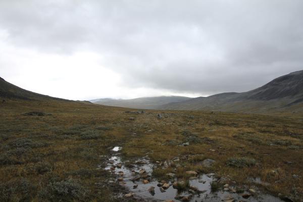 Blick zurück durch das Veodalen
