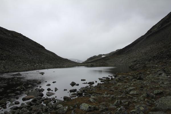 Am östlichsten See der Veslgluptjønnen