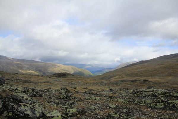 Sonnenschein über Visdalen und Bøverdalen