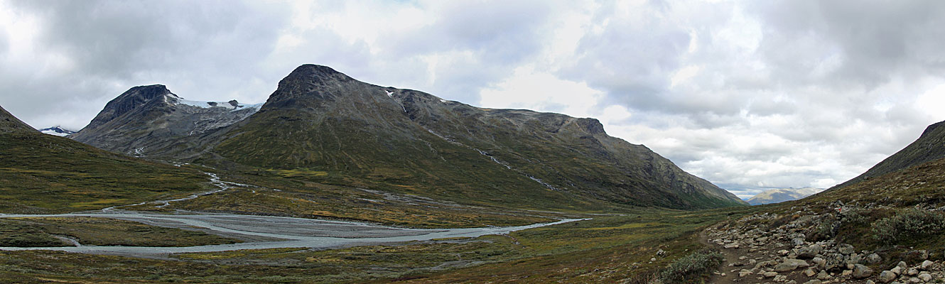 Visdalen an der Mündung der Tverråe in die Visa