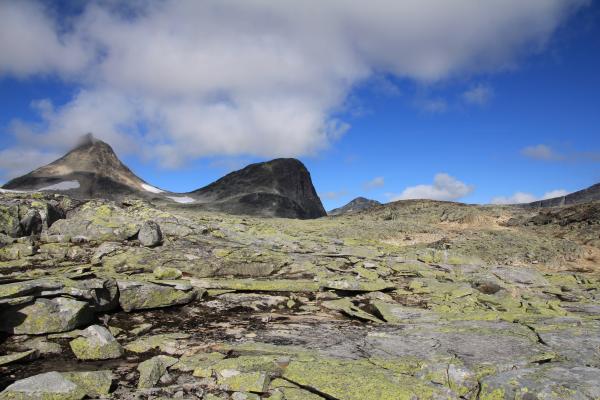 Blick zurück zum Mjølkedalstinden