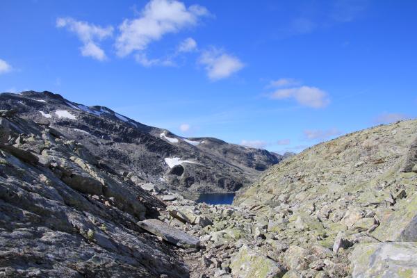 Blick zum südlichen Mjølkedalstjørni