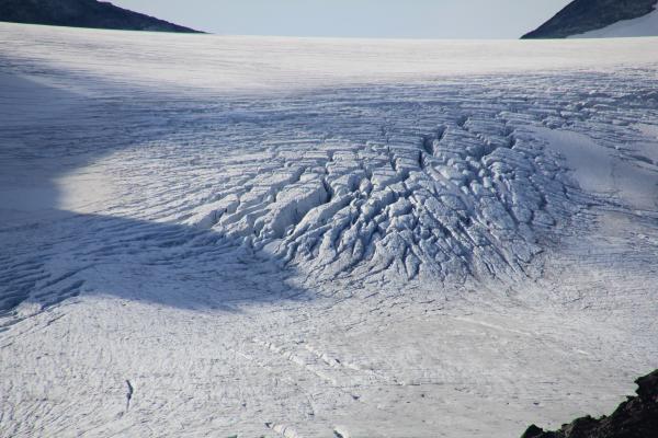 Gletscherzunge des Mjølkedalsbreen