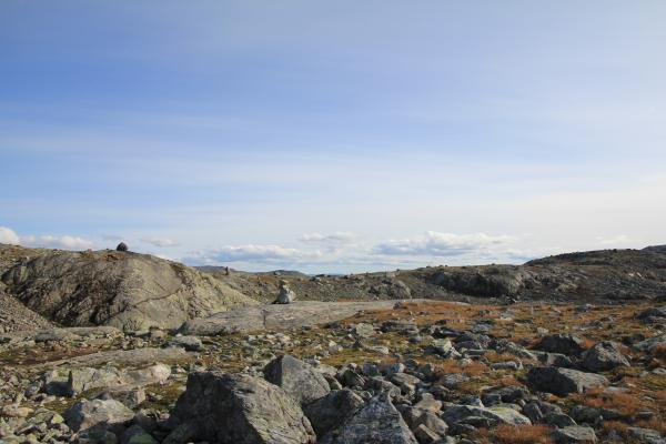 Pass vom Store Mjølkedalsvatnet zum Mjølkedalen