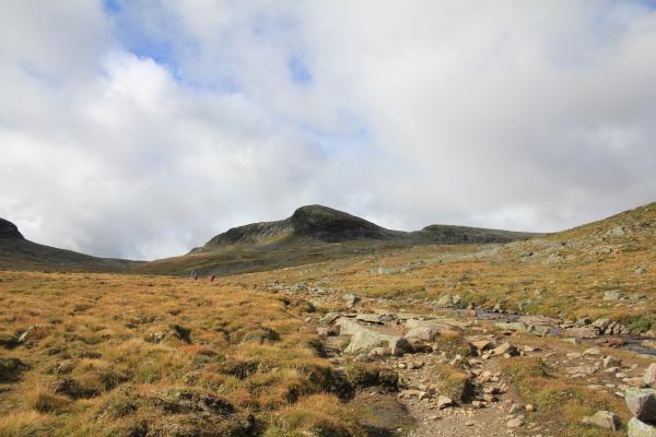 Blick zurück zum Pass zwischen Geithøe und Rundtom