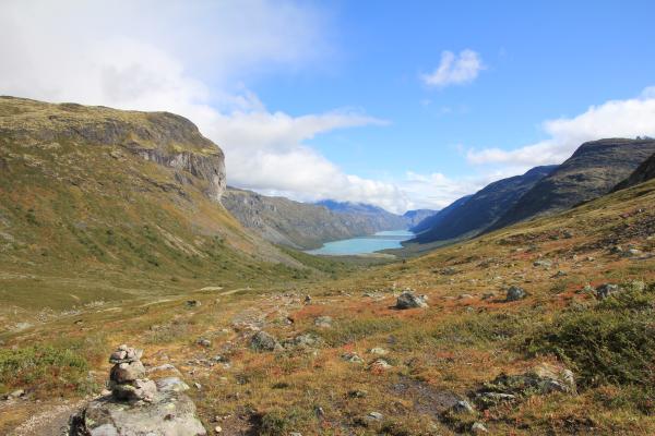 Gjendetunga und Gjende-See