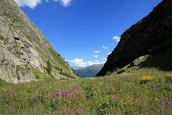 Engstelle im Val Sagliains