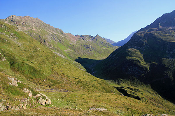 Val Torta in der Morgensonne