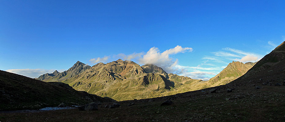 Schwarzhorn im Sonnenschein