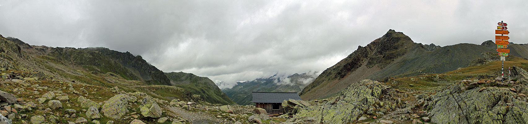 Panaorma Scalettapass nach Osten