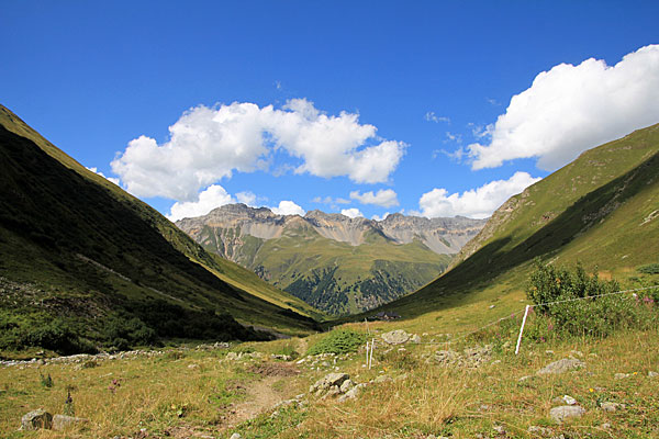 Blick zurück zu Alp Plazbi
