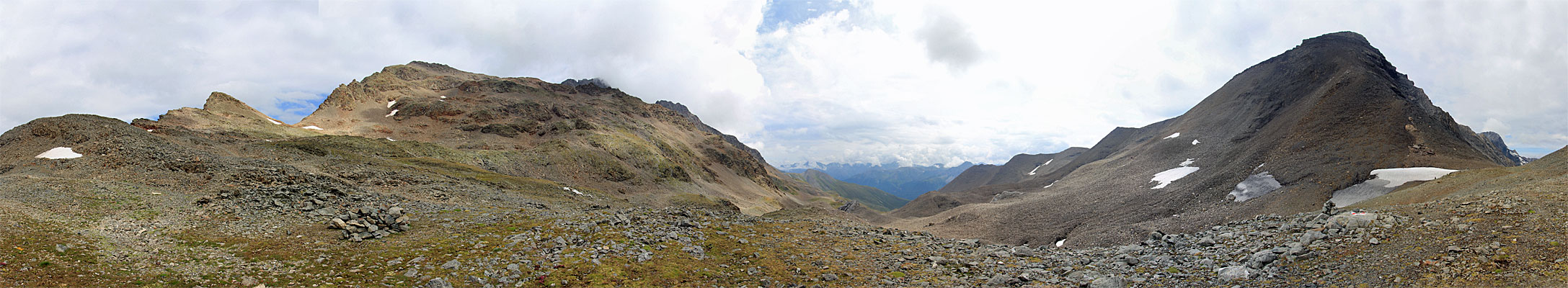 Panorama am Fuorcla Pischa