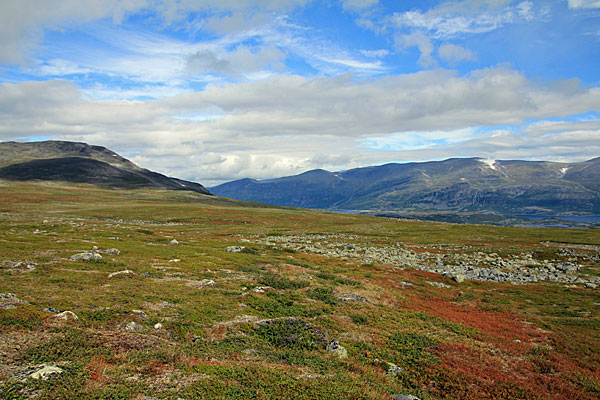 Blick zurück zum Njavvejågåsj