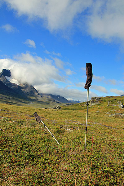 Sockentrocknen im Bierikdalen
