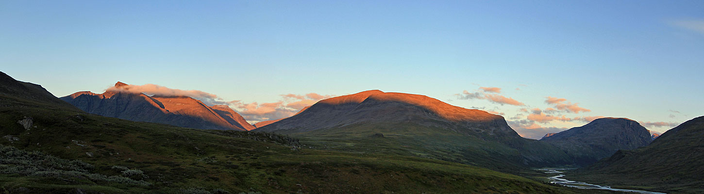 Abendstimmung im oberen Rapadalen