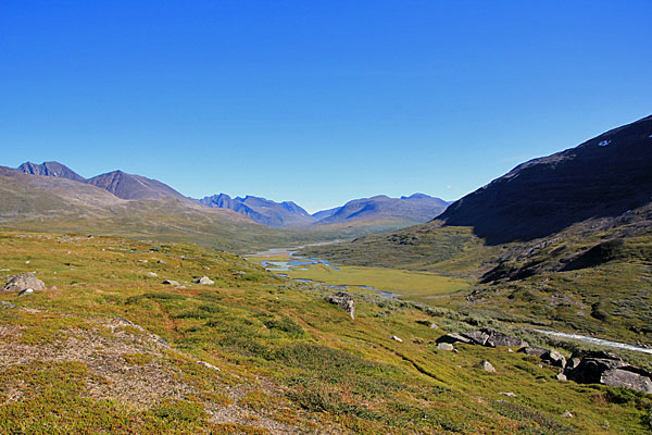 Blick durch das Oberes Rapadalen