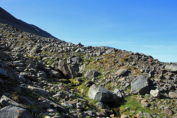 Aufstieg ins Násasvágge