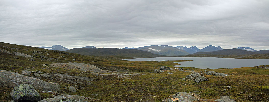 Sarekt-Berge vom Álájávrre