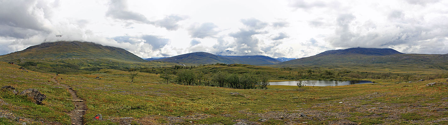 Blick ins Stálojåhkådalen