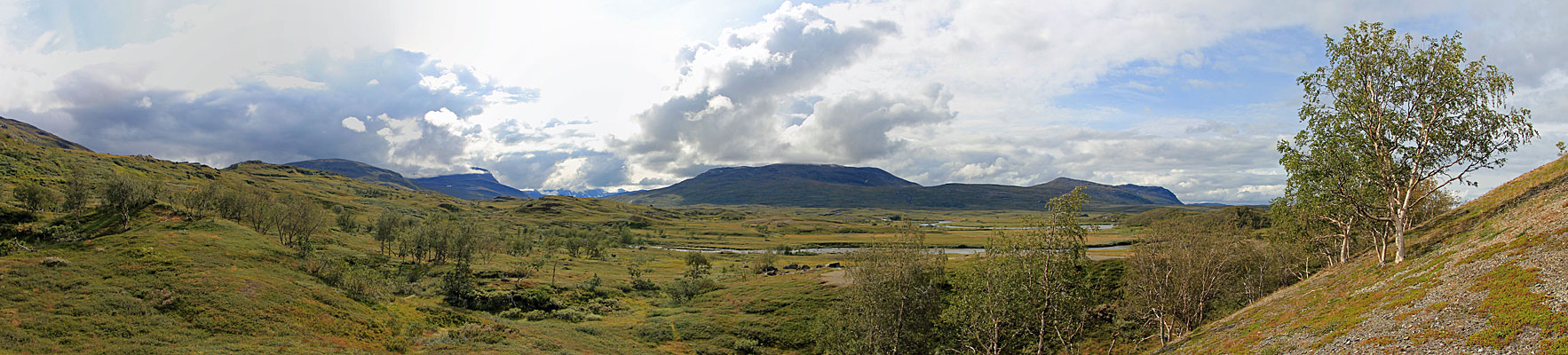Aufstieg ins Viejejåhkå