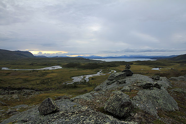 Sonnenuntergang am Virihaure