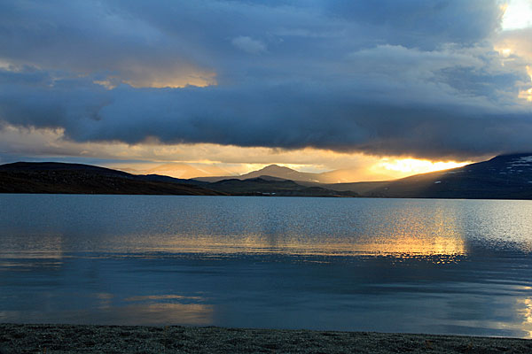 Abendstimmung am Råvejávrre
