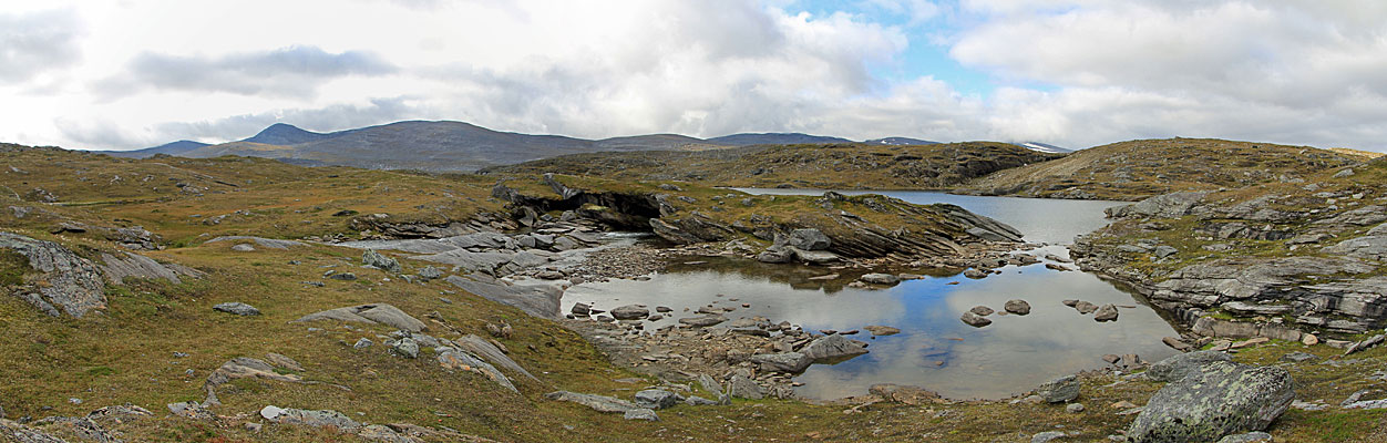 Naturbrücke am Råvejávrre