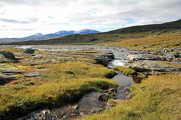 Felsen am Gállojåhkå