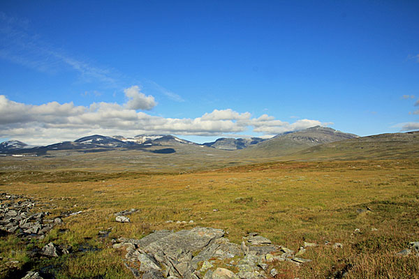 Sulitelma-Massiv und Gájssegiesjtjåhkkå