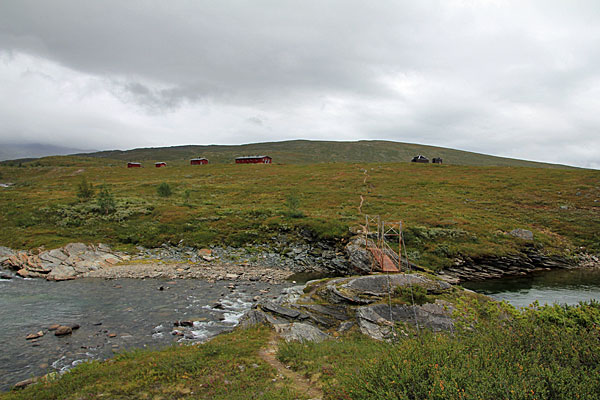 Hängebrücke Várvvekjåhkå