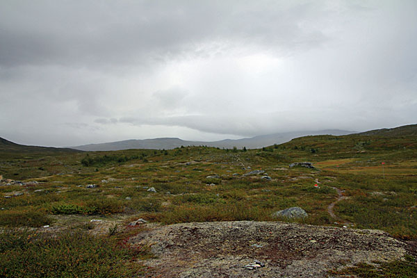 Regenwolken über Adámvallda