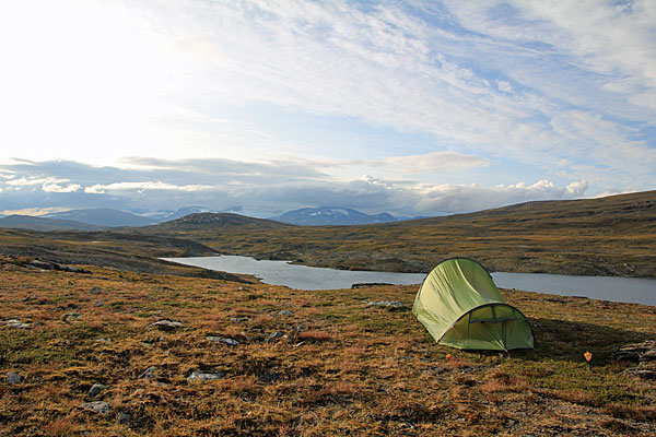 Zeltplatz am Vistekjávrre