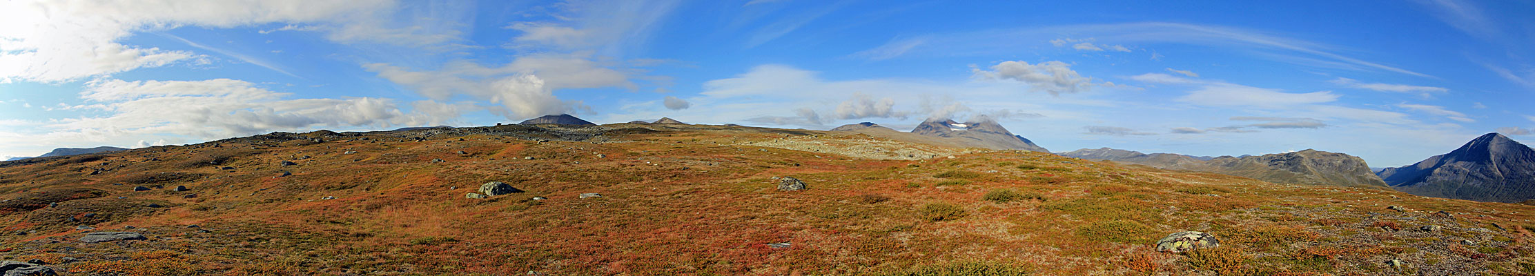 Stájggá mit dem kleinen Gletscher Stájggájiegŋa