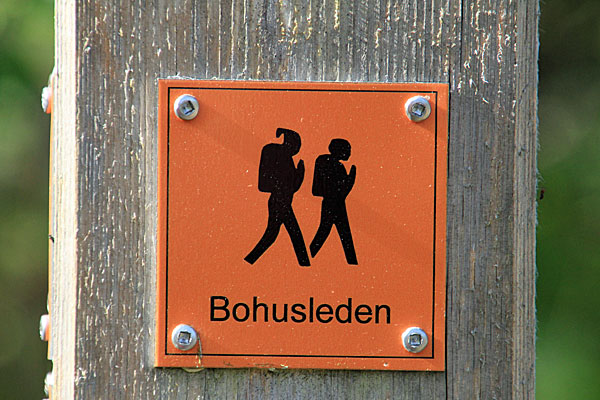 Wegmarkierung Bohusleden